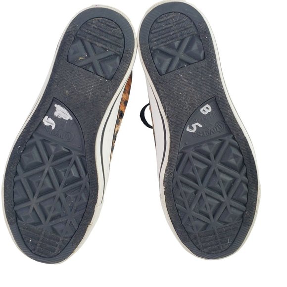 Converse All Star Low Top Flats Leopard Print. W7 M5 - Picture 10 of 10